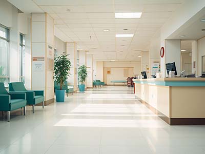 Healthcare facility commercial cleaning