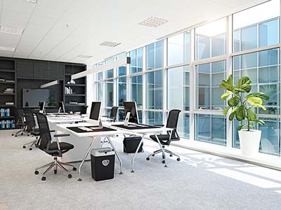 Office building commercial cleaning