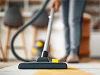 vacuuming carpet tricks